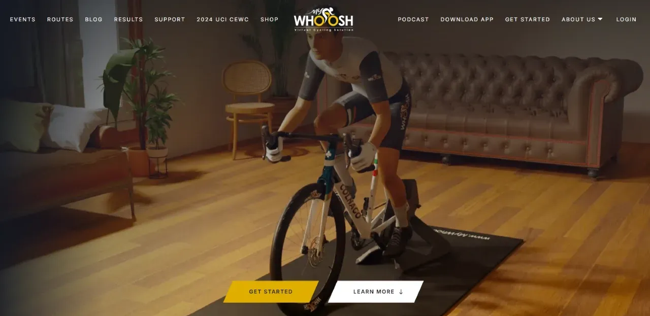 mywhoosh homepage