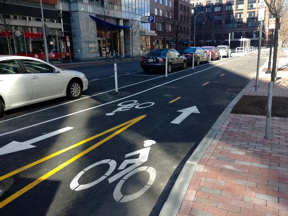 protected bike lane