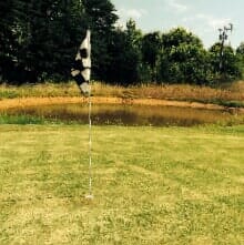 Par 3 Golf Course Pond — Golf Flag in Mooresville, NC