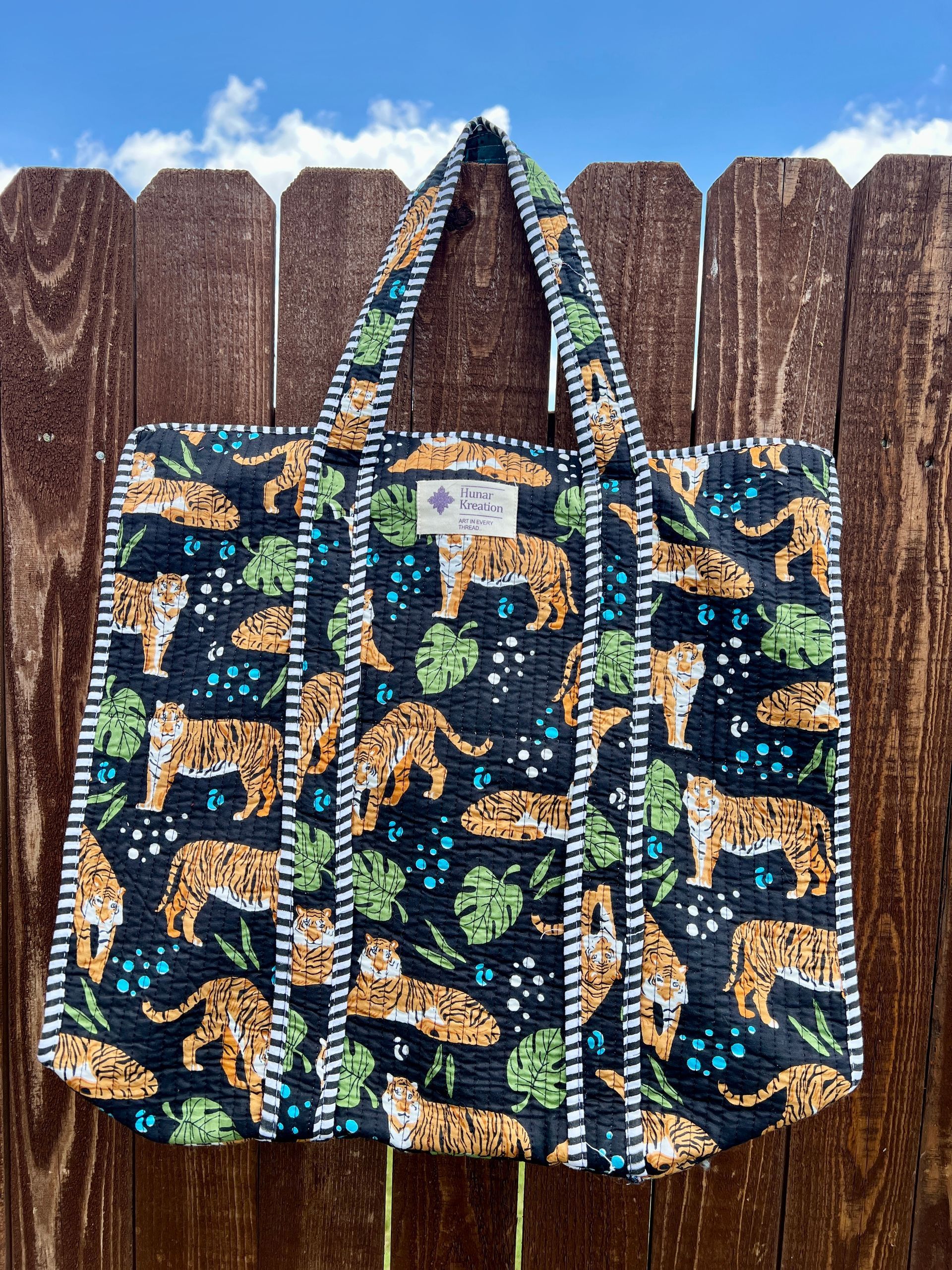 Large - Bengal Tiger Tote Bag