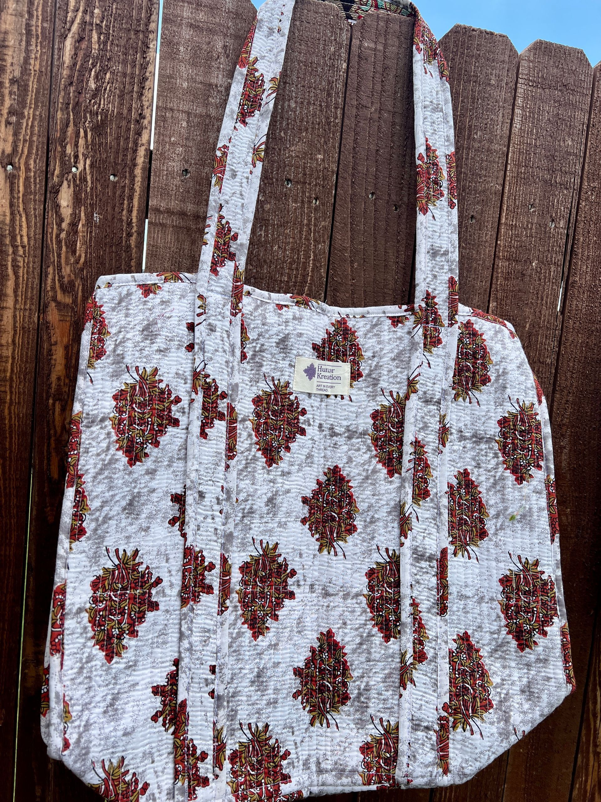 Large - Floral Bouquet Tote Bag