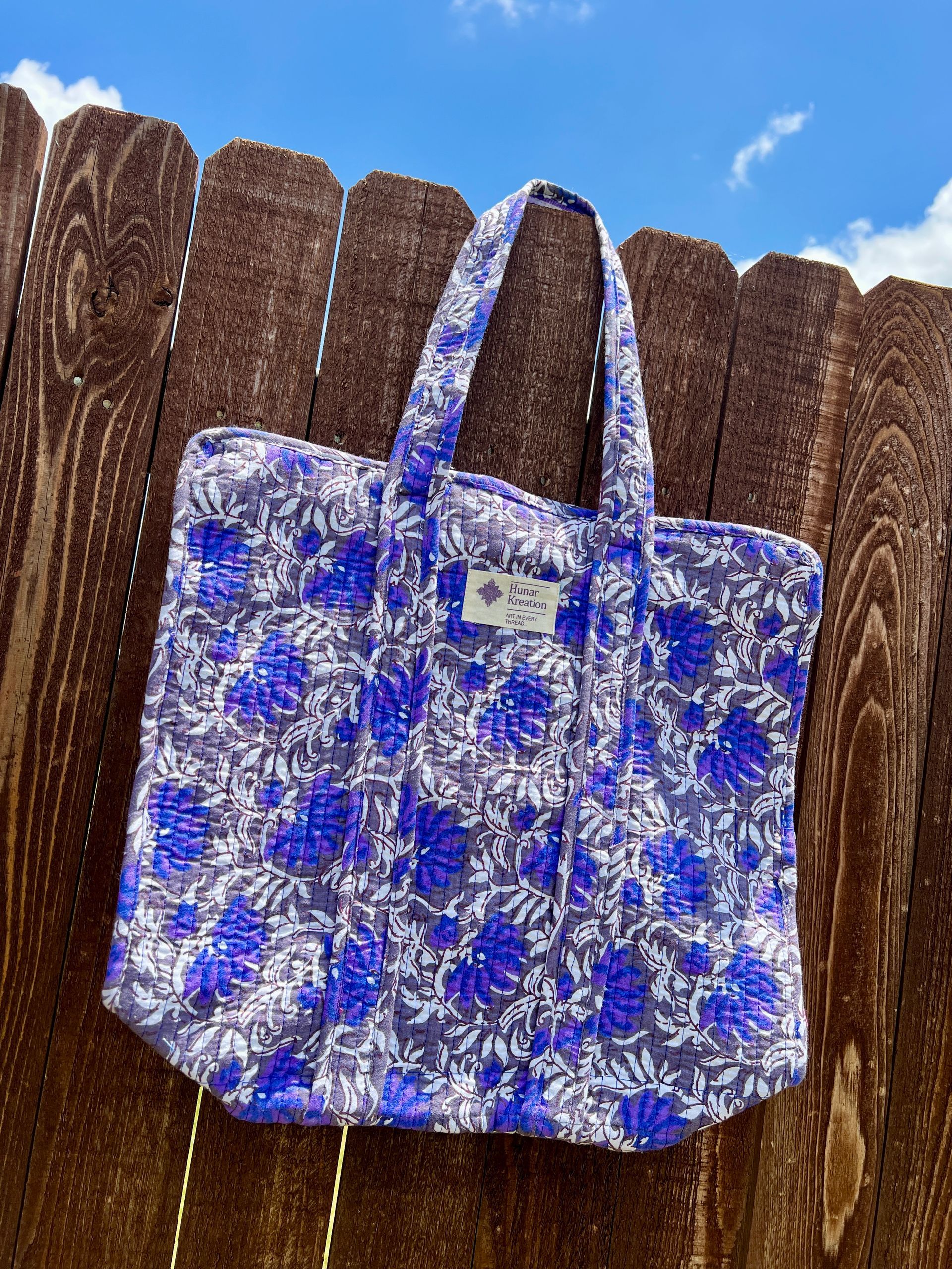Medium - Purple Blast Tote Bag