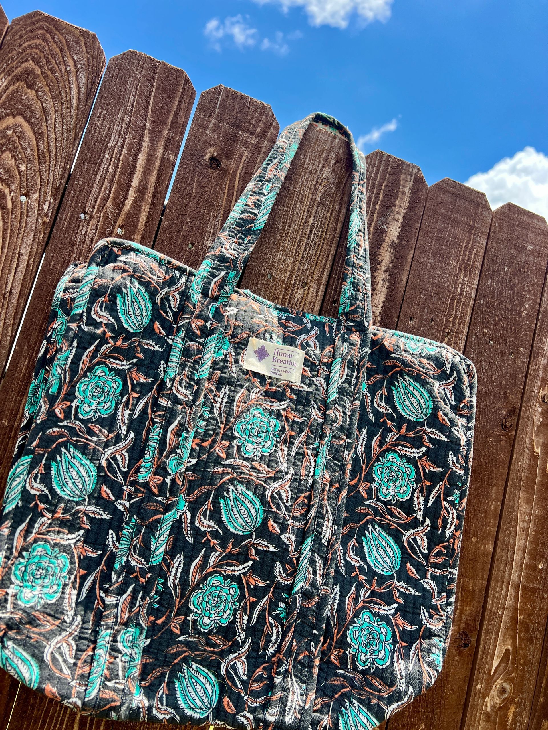 Medium - Flower and Bud Tote Bag