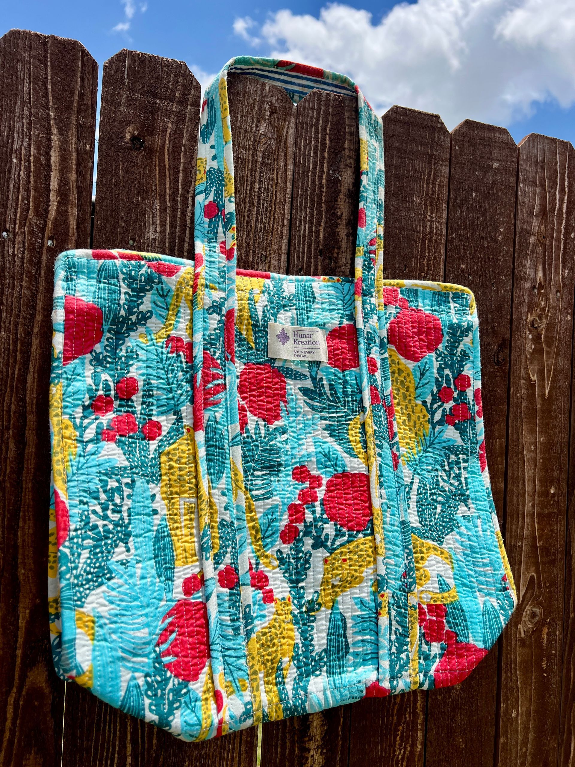 Medium - Flora and Fauna Tote Bag