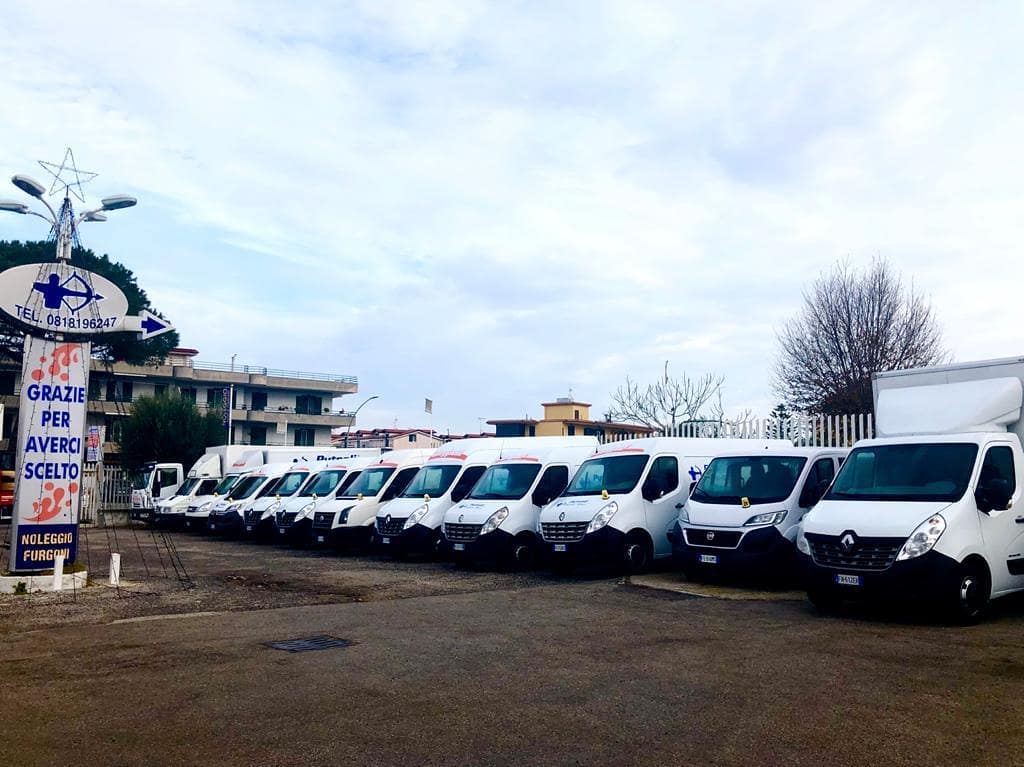 Il parco macchine dell'autonoleggio