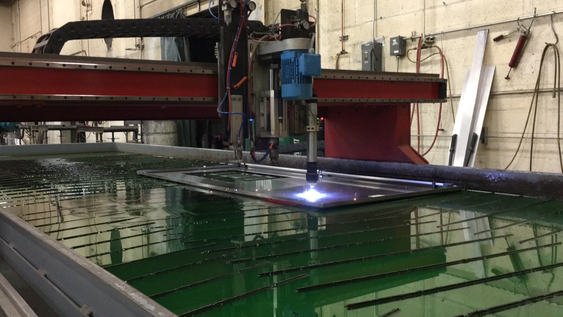Graphic control panels being made