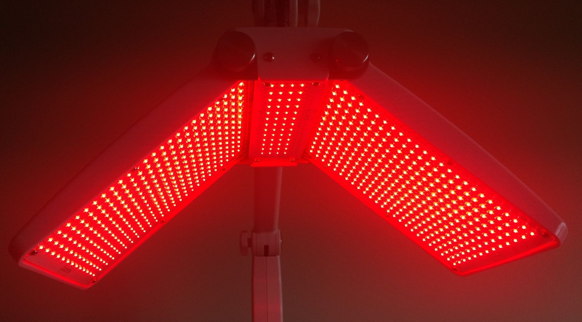 red LED light