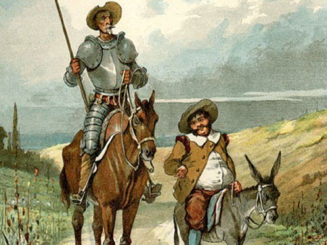 Don Quijote y Sancho Panza