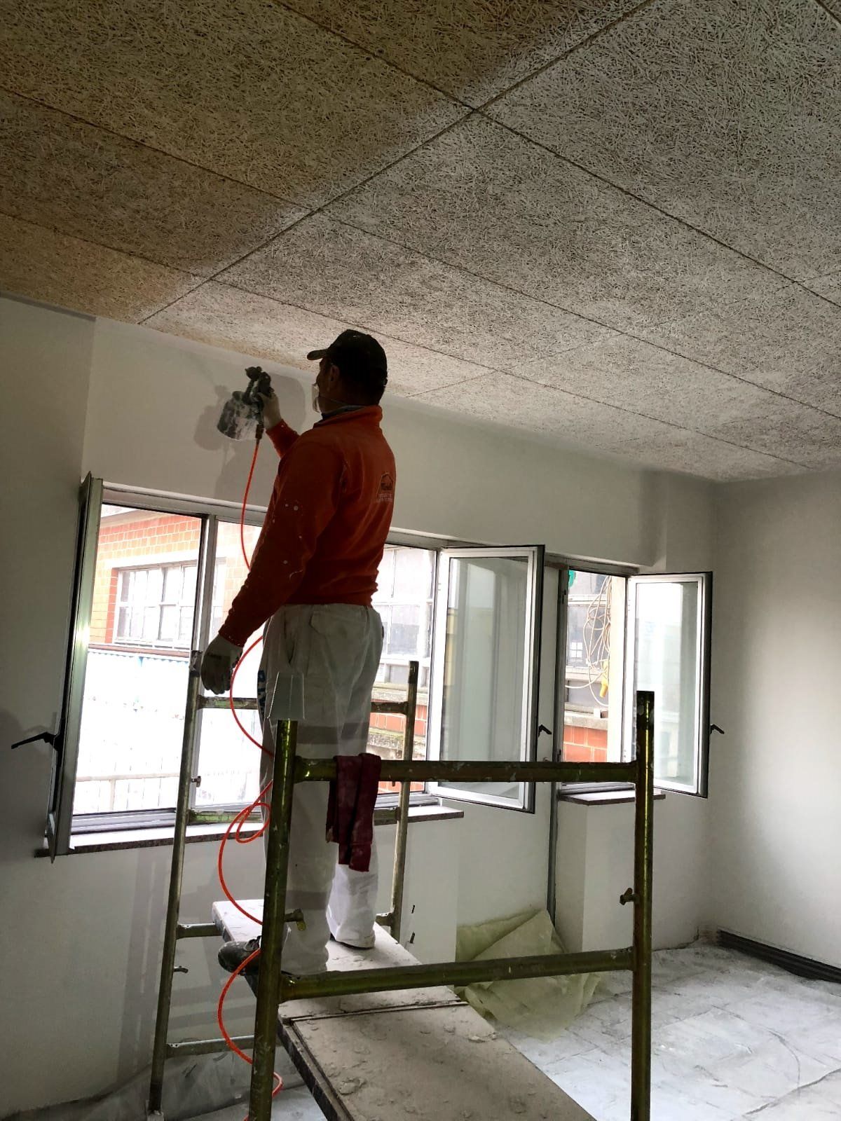 intervento di imbiancatura