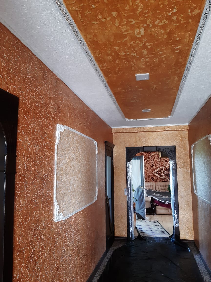 corridoio ritinteggiato