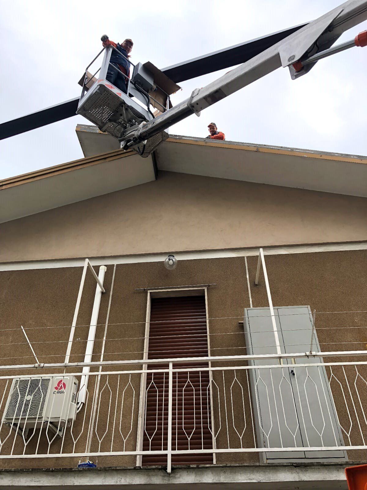 intervento di ristrutturazione edile esterna