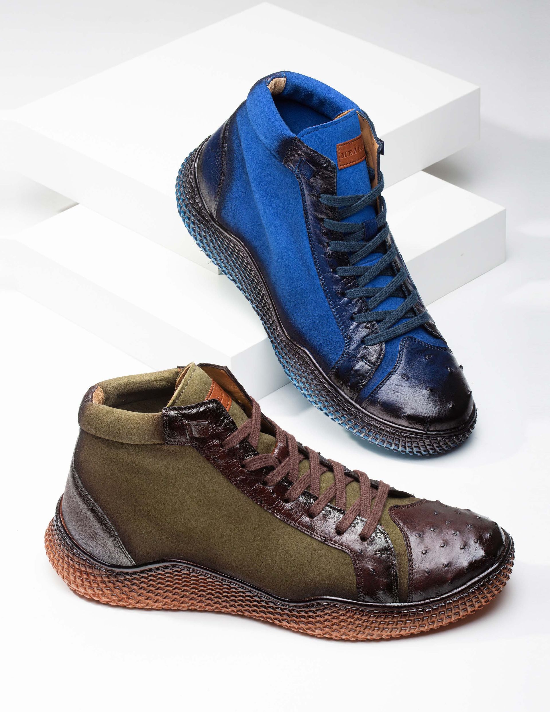 SUEDE HI-TOP SNEAKER