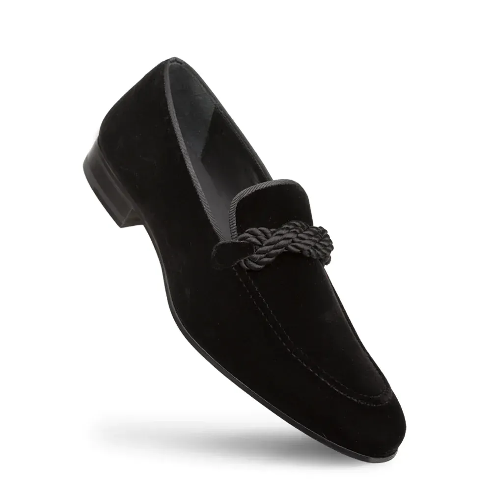 VELVET BRAIDED FORMAL SHOE