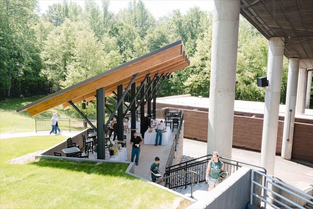 city outdoor venue construction