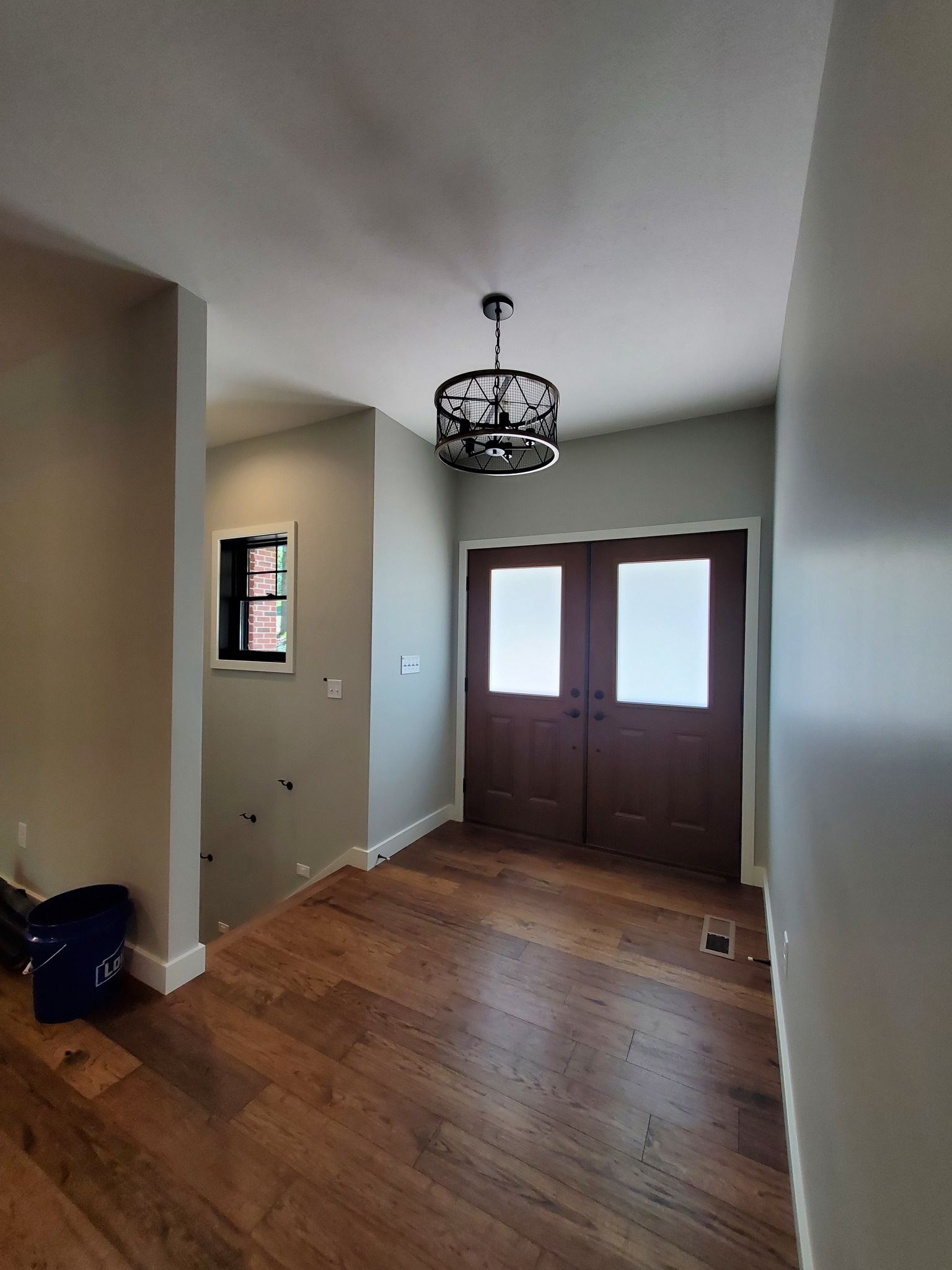 custom home remodel entryway