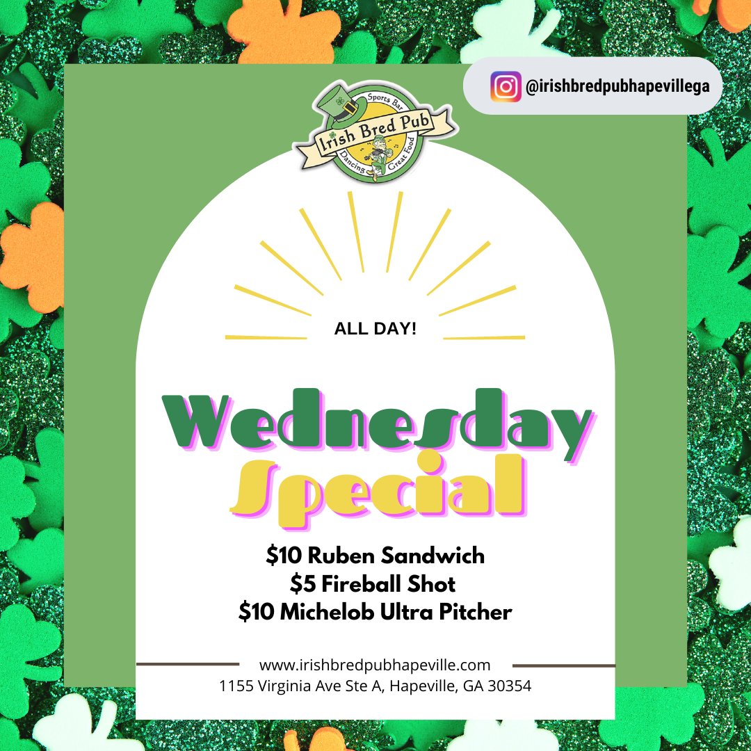 IRISH BRED PUB HAPEVILLE, GA