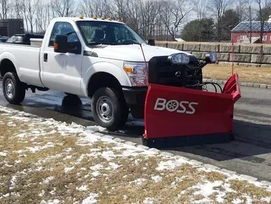 Boss V plow