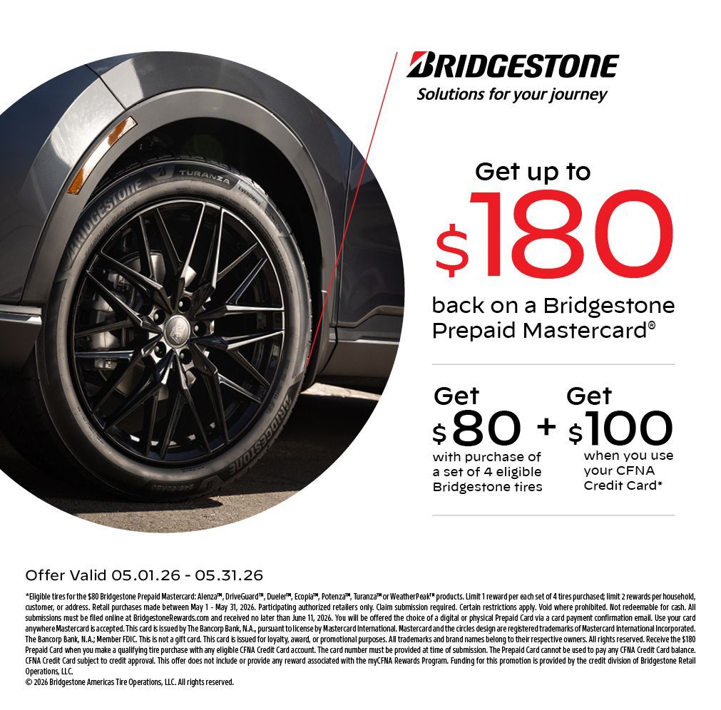 $70 off Bridgestone
