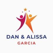 It is a logo for dan and alissa garcia.