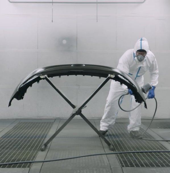 verniciatura a forno auto