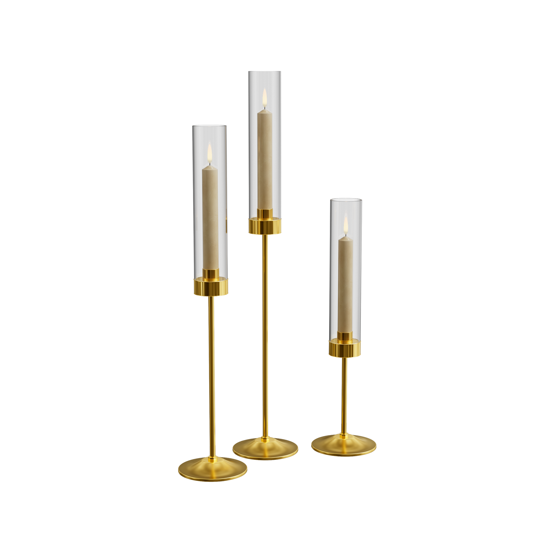 Gold Candle Holders