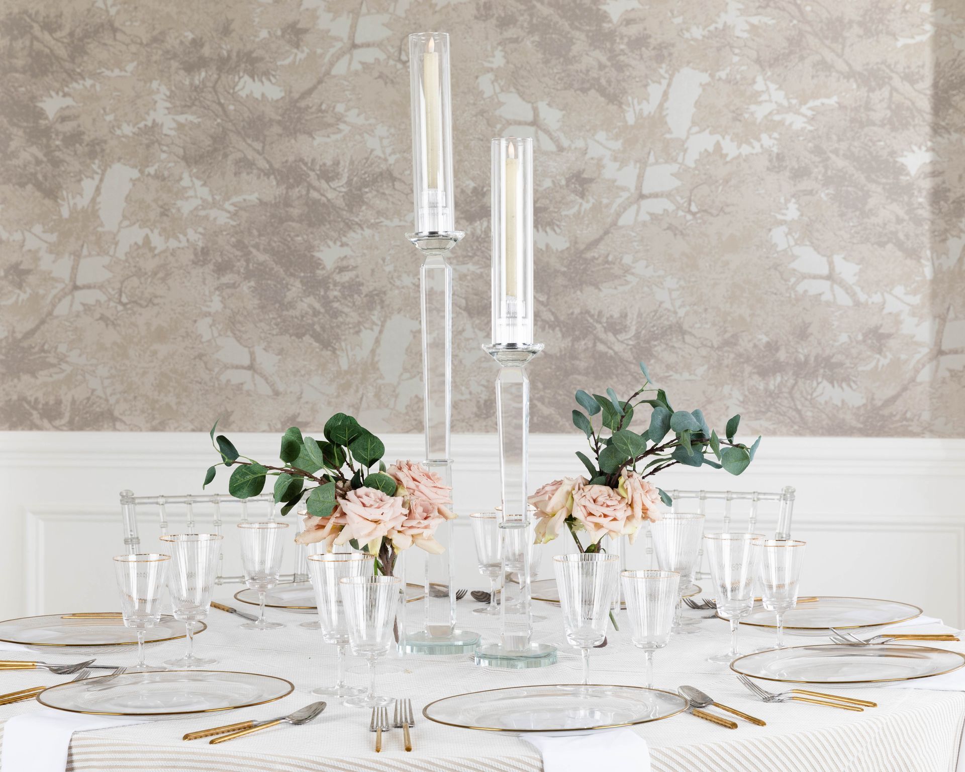 Crystal Tower Candleholders