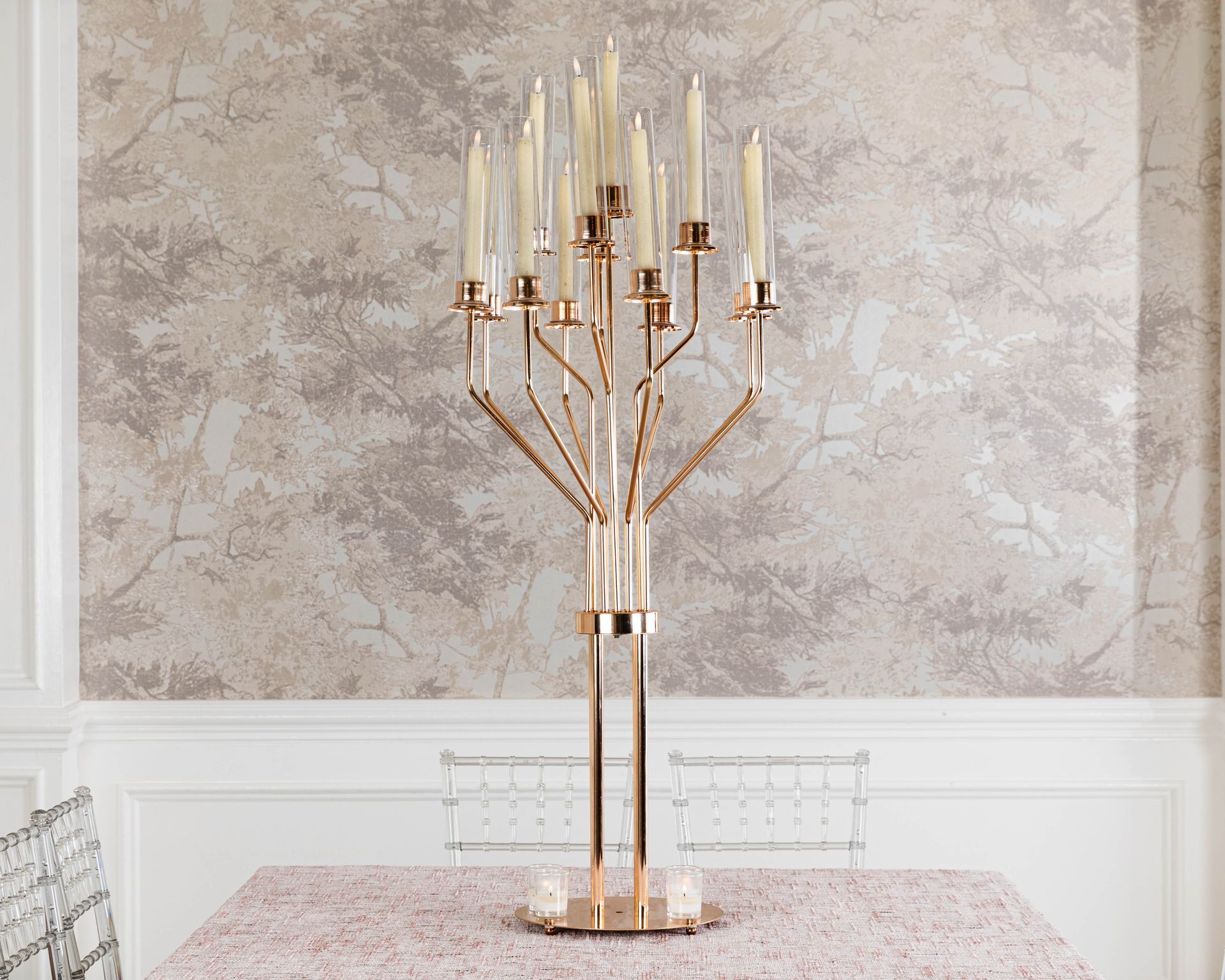Grand Golden Tree Candelabra