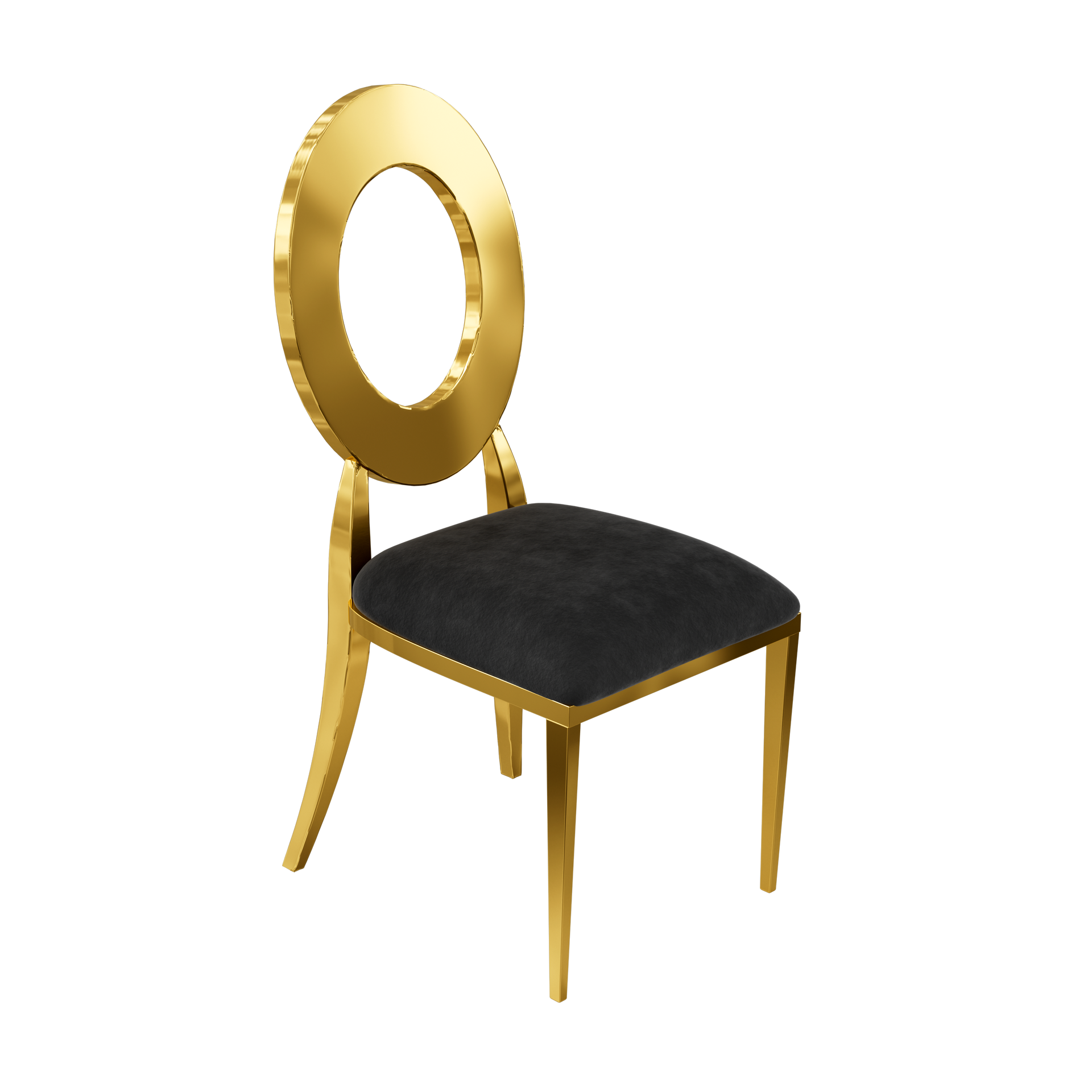 Luxurious Gold Ringback Chair