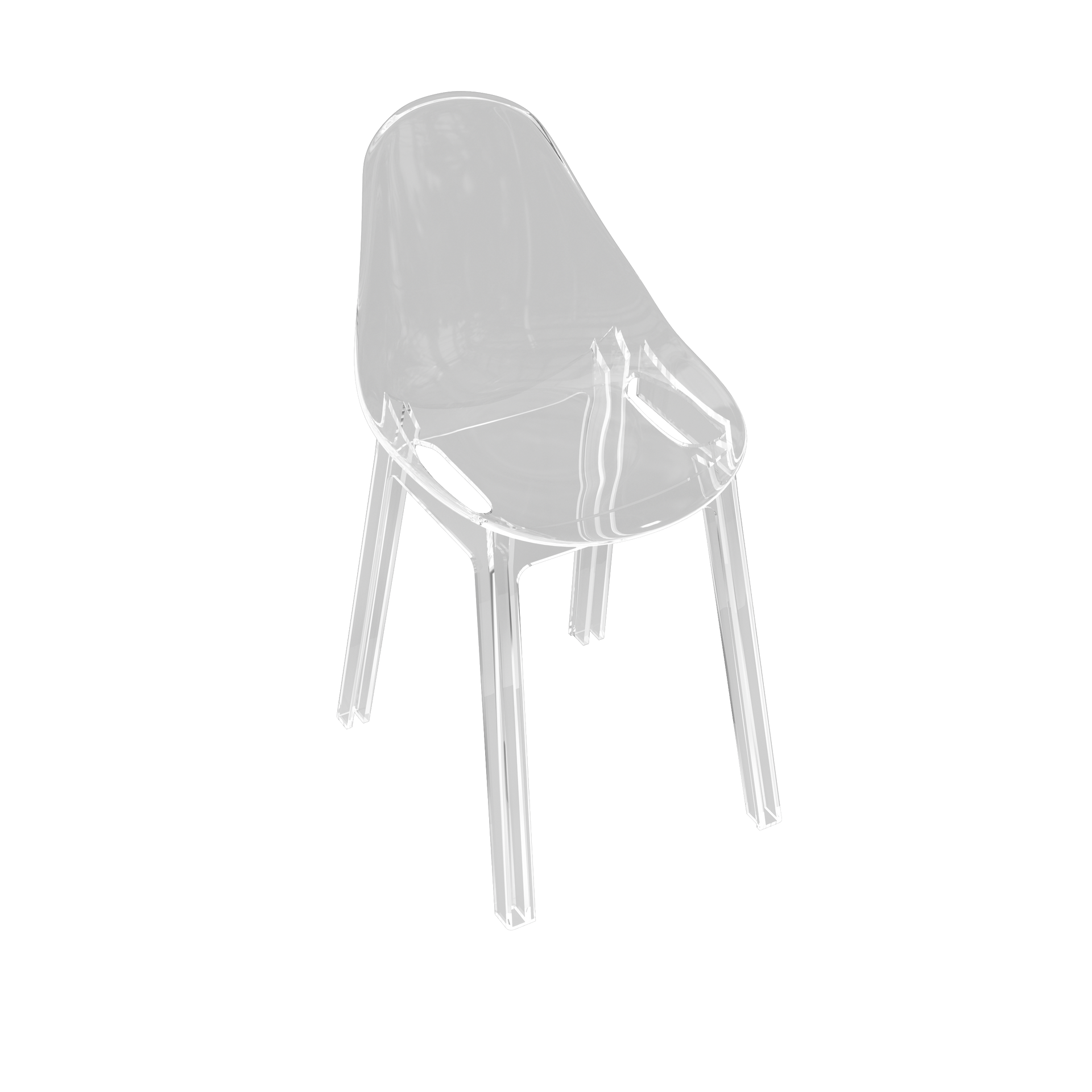 Transparent Modern Acrylic Chair