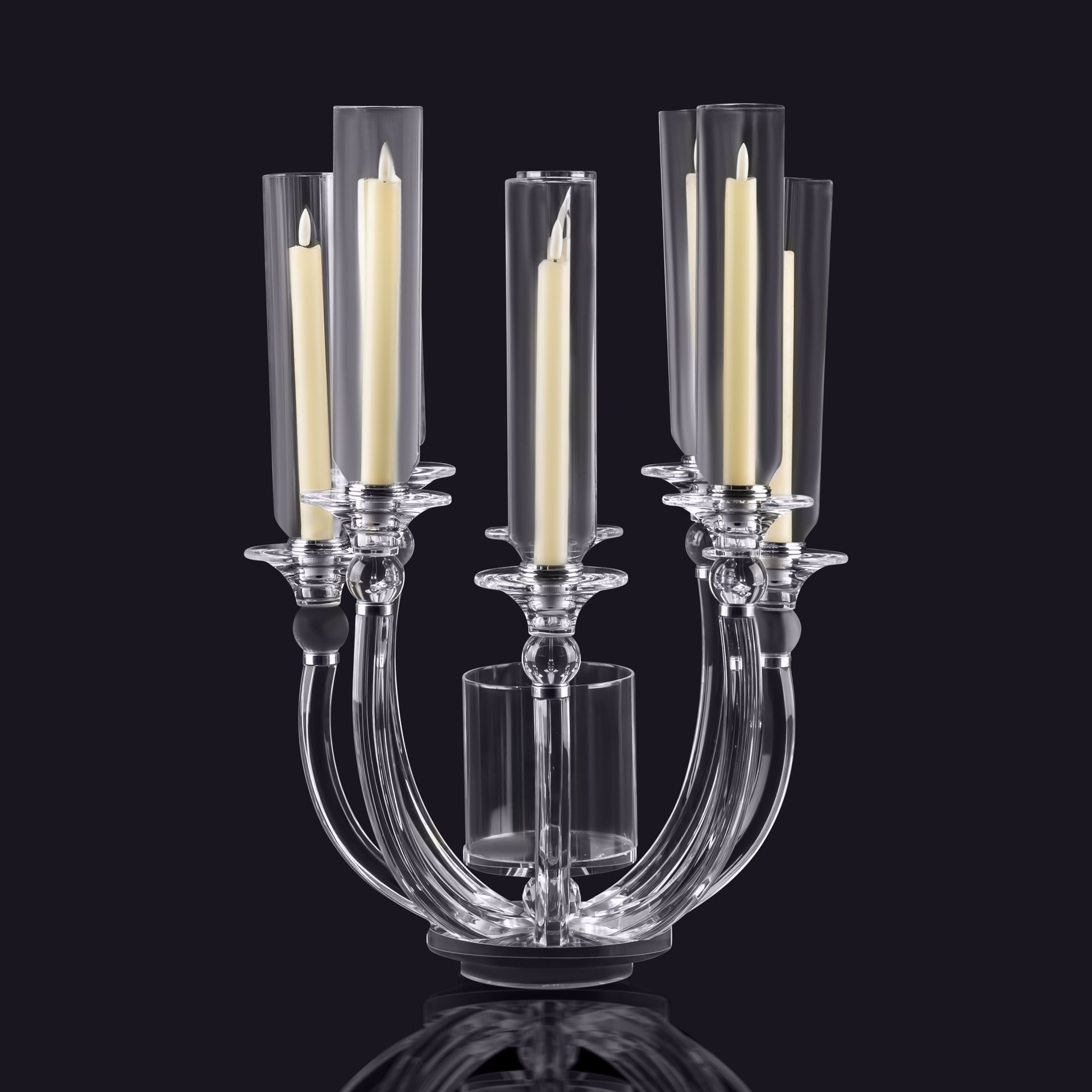 Crystal Radiance Vase Candelabra
