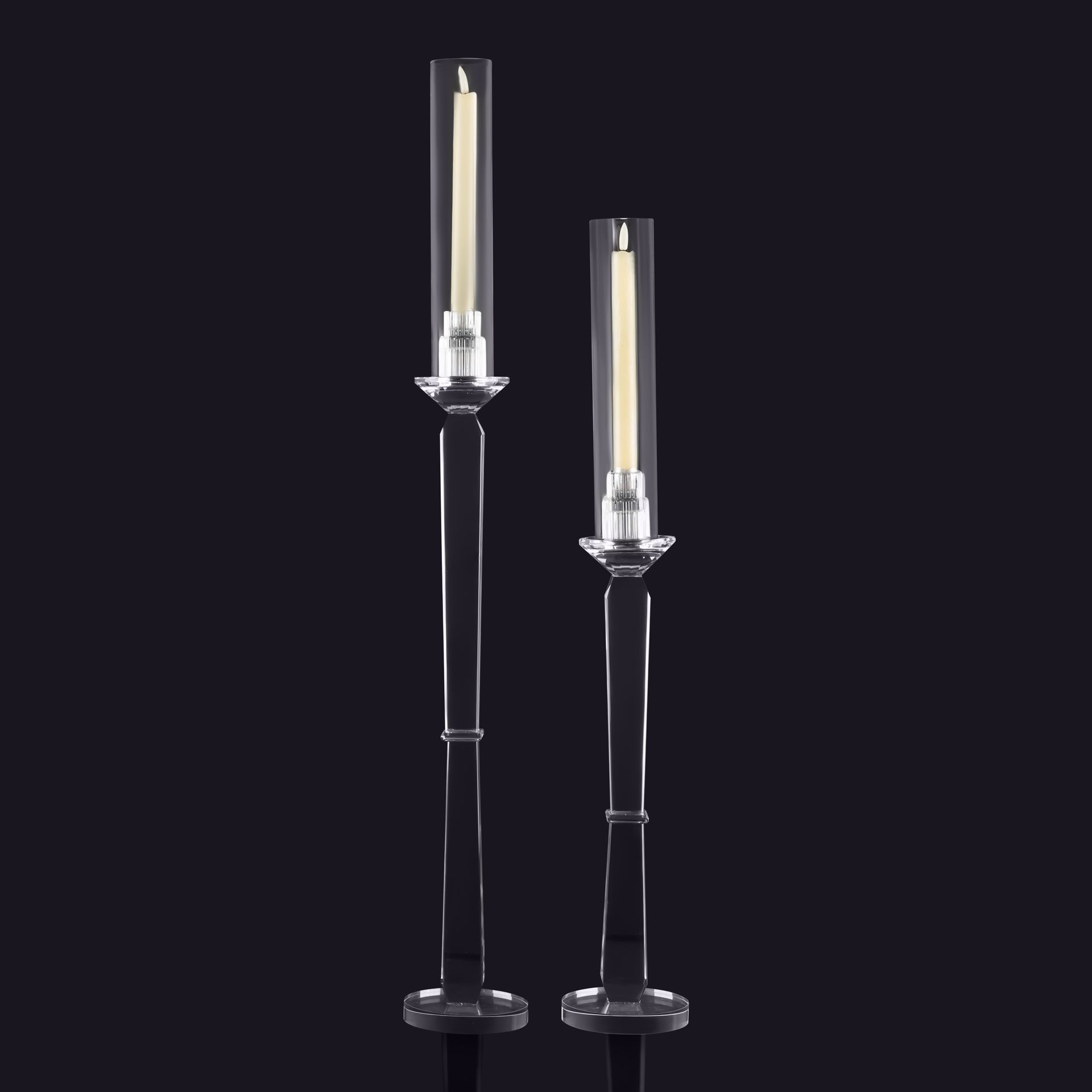Crystal Tower Candleholders