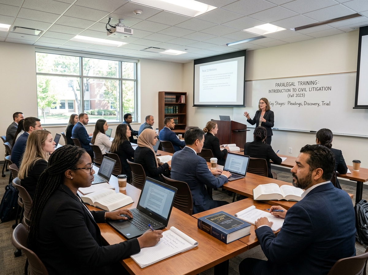 15 week paralegal program