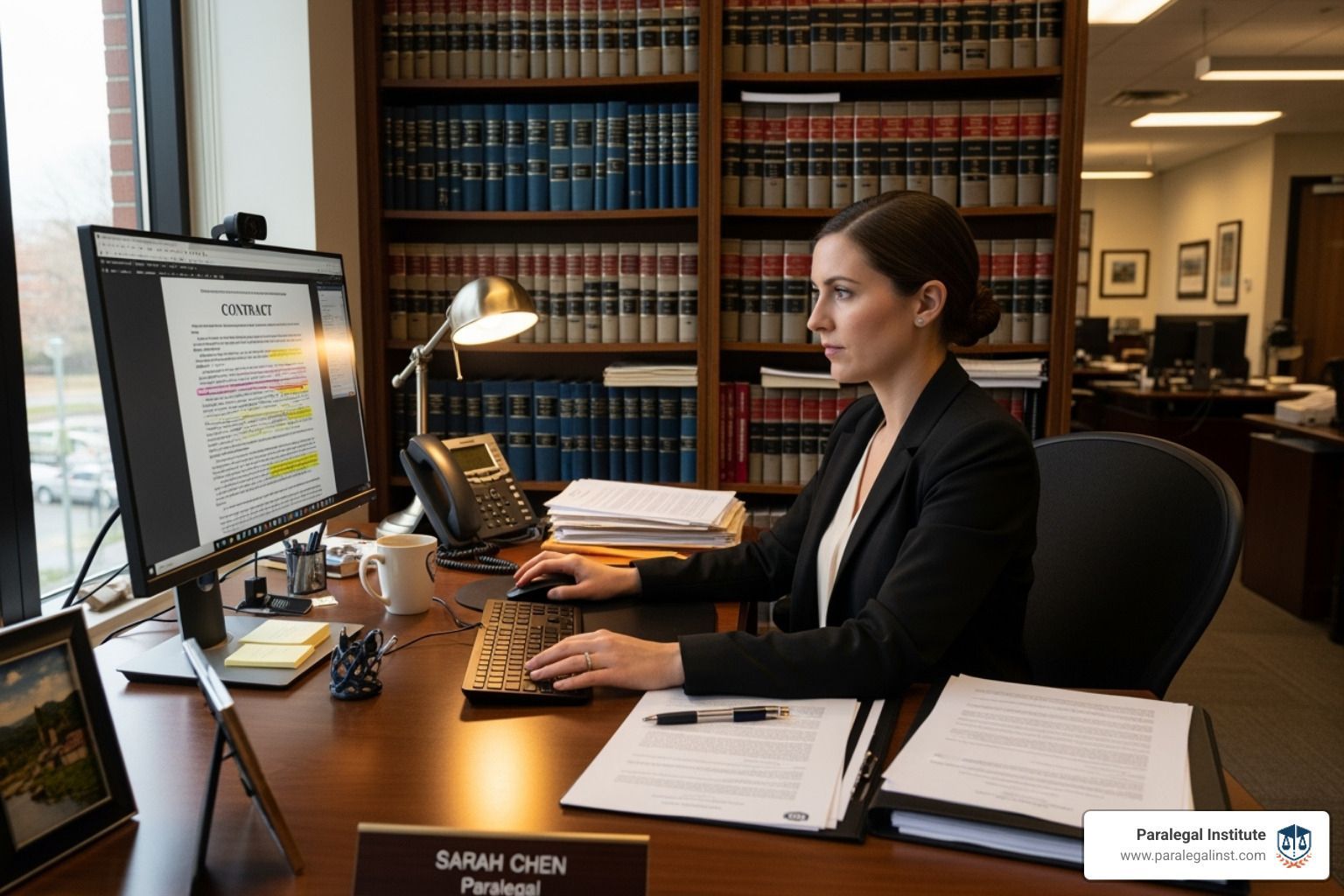 Paralegal working - 5 typical duties of paralegals