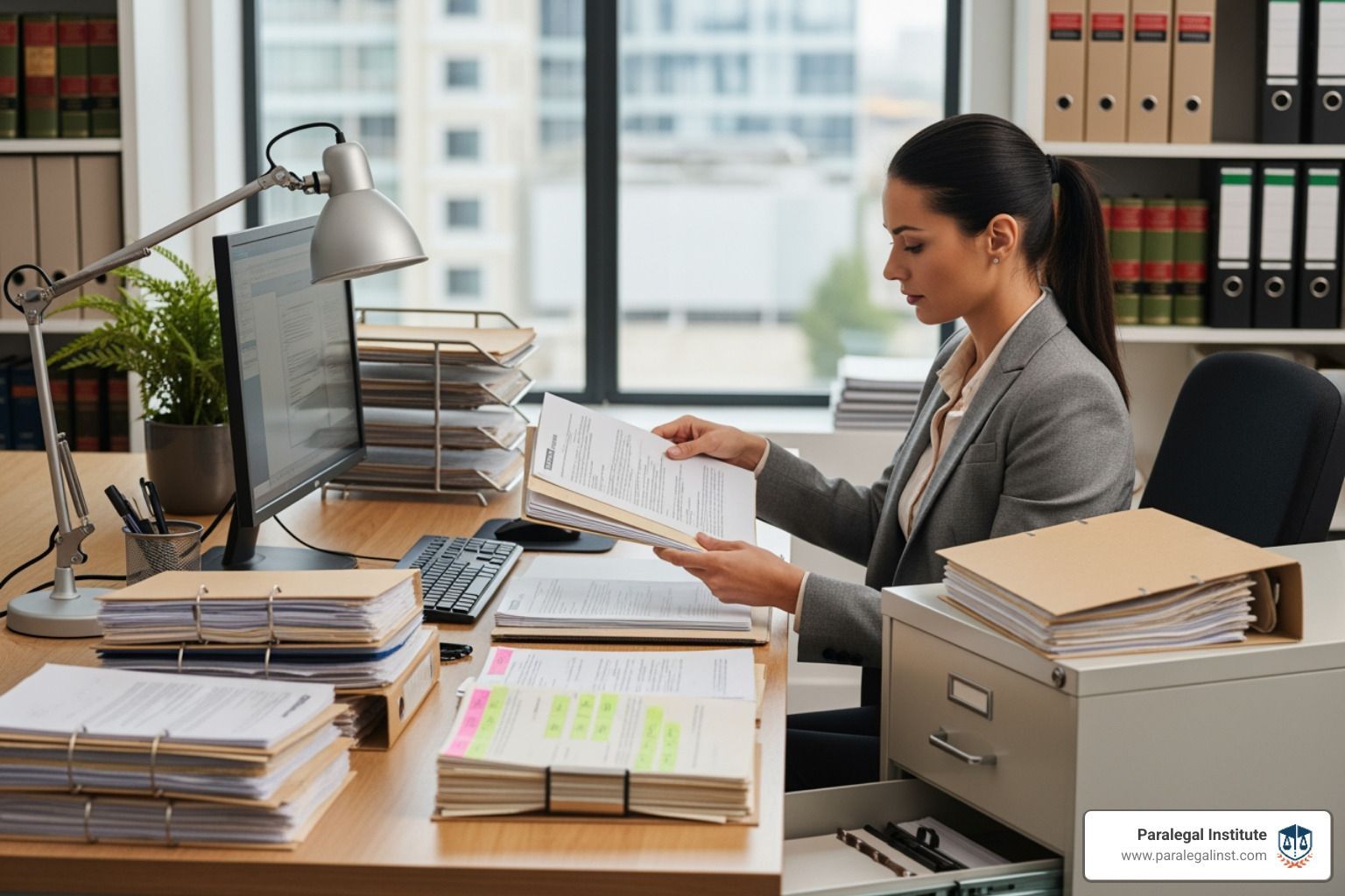 paralegal organizing case files - Paralegal litigation support
