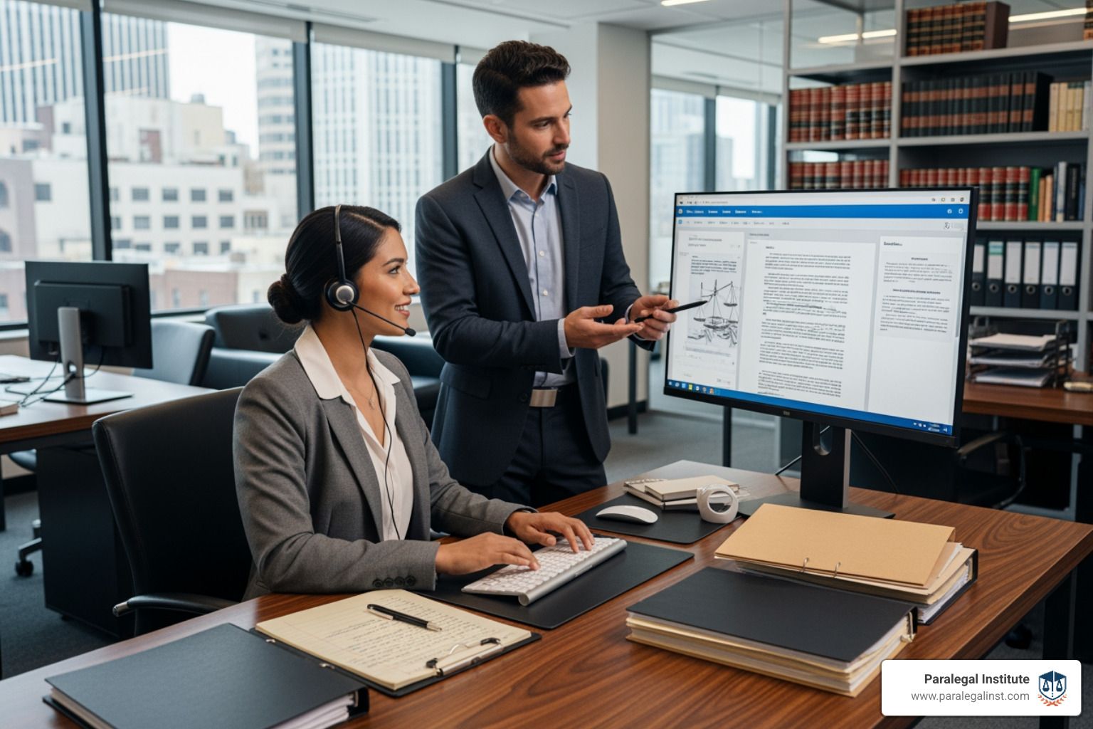 legal secretary and paralegal in law office - legal secretary vs paralegal