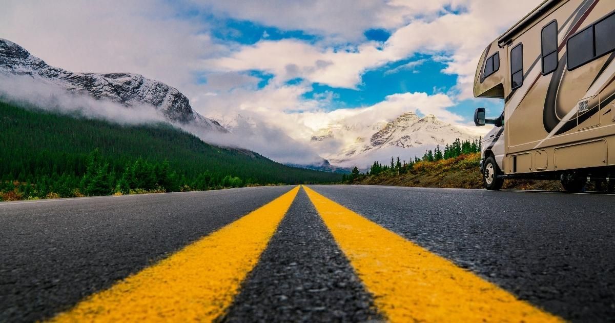 Highway RV road trip.