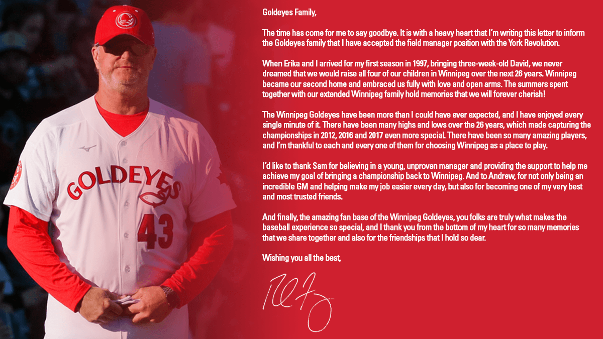 A Letter from Rick Forney