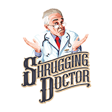 Shrugging Doctor Beverage Company Logo