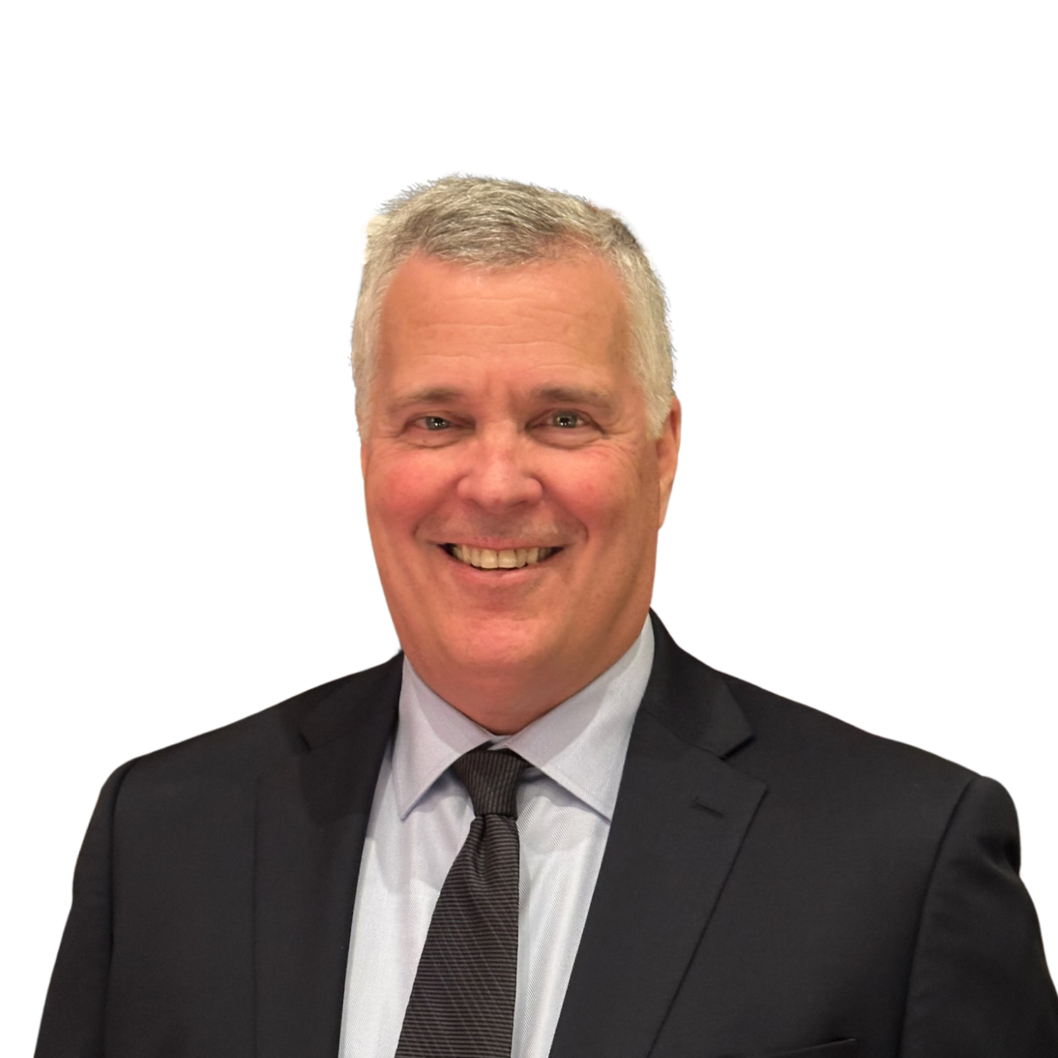 A silhouette of a man 's head on a white background.