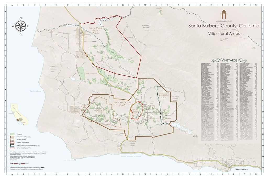 Map of a protected area, showing boundaries and vegetation in a desert landscape.