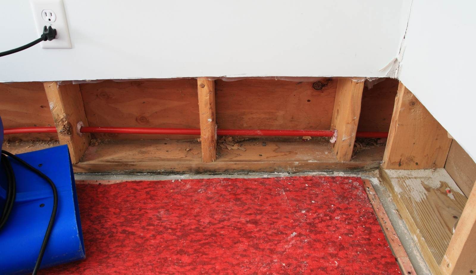 Hidden wall-cavity moisture after a leak—Drymax explains why demolition and verification matter.