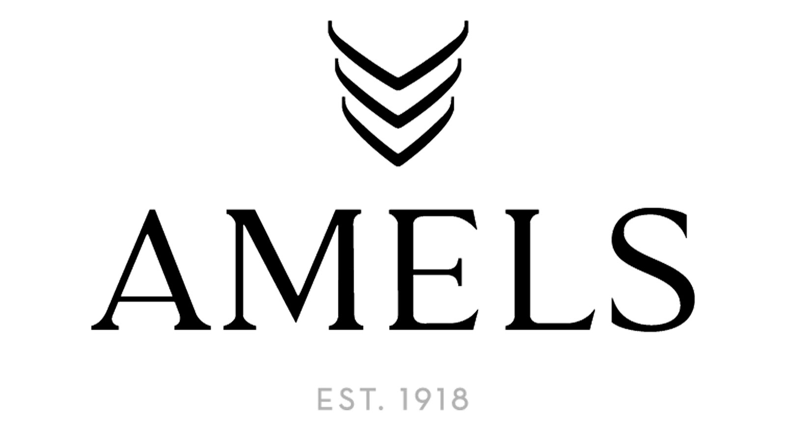 Amels Yachts black and white logo