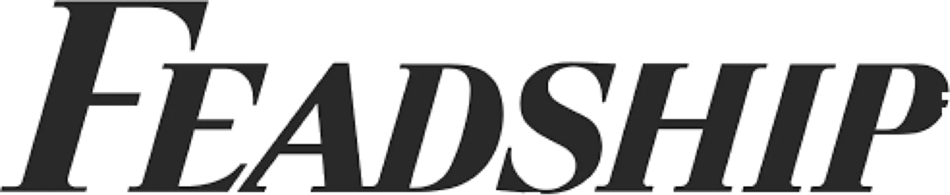 Feadship Yachts black and white logo