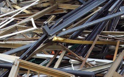 Rottami di scarti edili