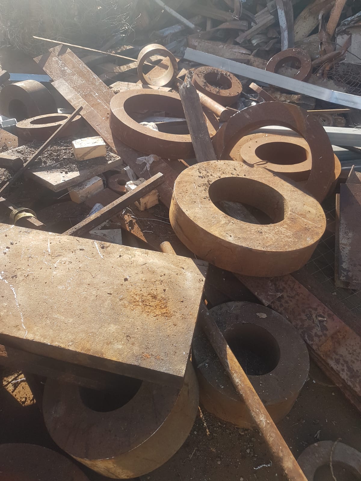 Rottami metallici da smaltire