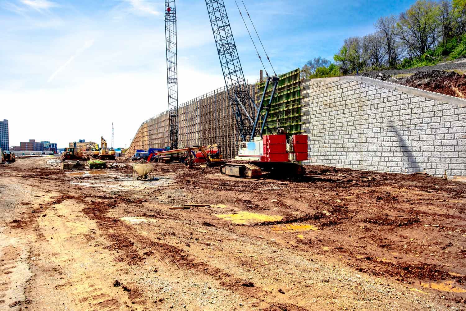 A Construction Site with A Crane and A Lot of Dirt | Cranbourne, VIC | Cranbourne Fencing Pty Ltd