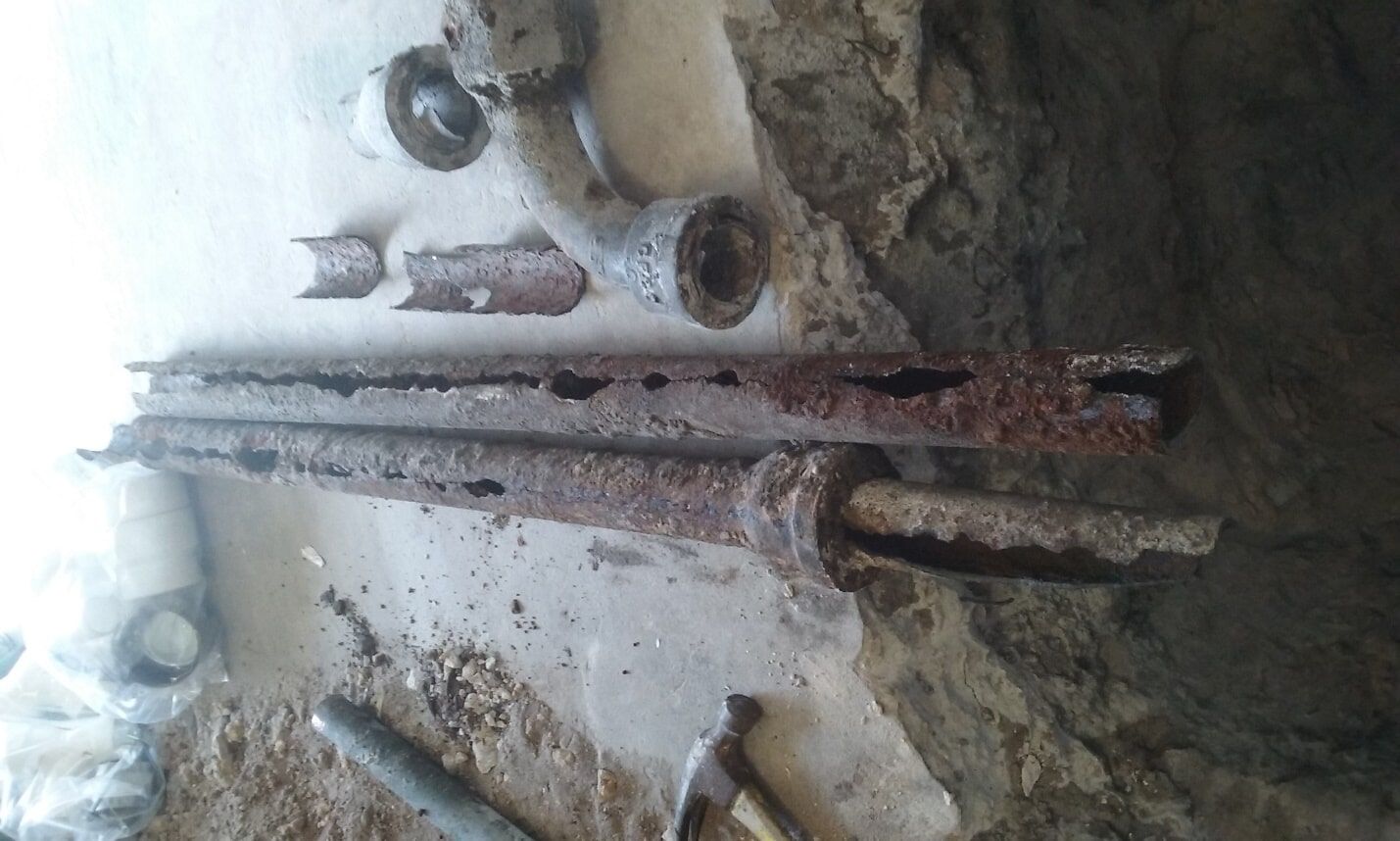 Damaged Pipes — Plumbing in Oakland Pard, FL