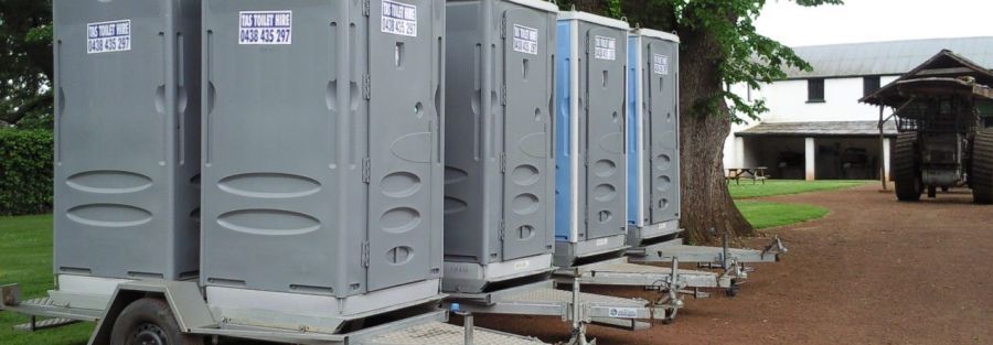 Portable toilets in Tasmania