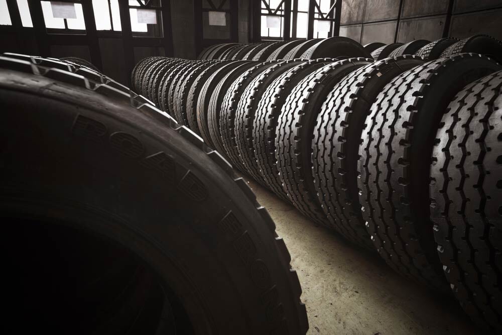 Tyres Inside A Warehouse — Secondhand & New Tyres in Townsville, QLD