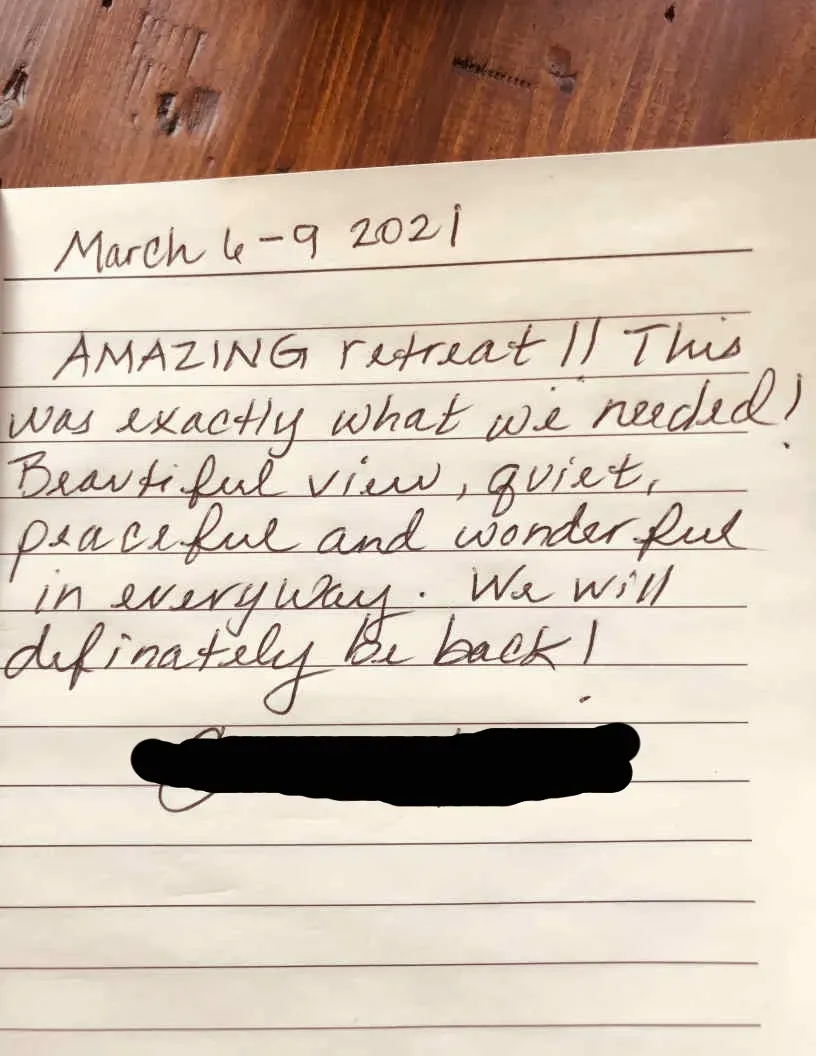 Customer Reviews - Mindoro, WI - High Point Retreats